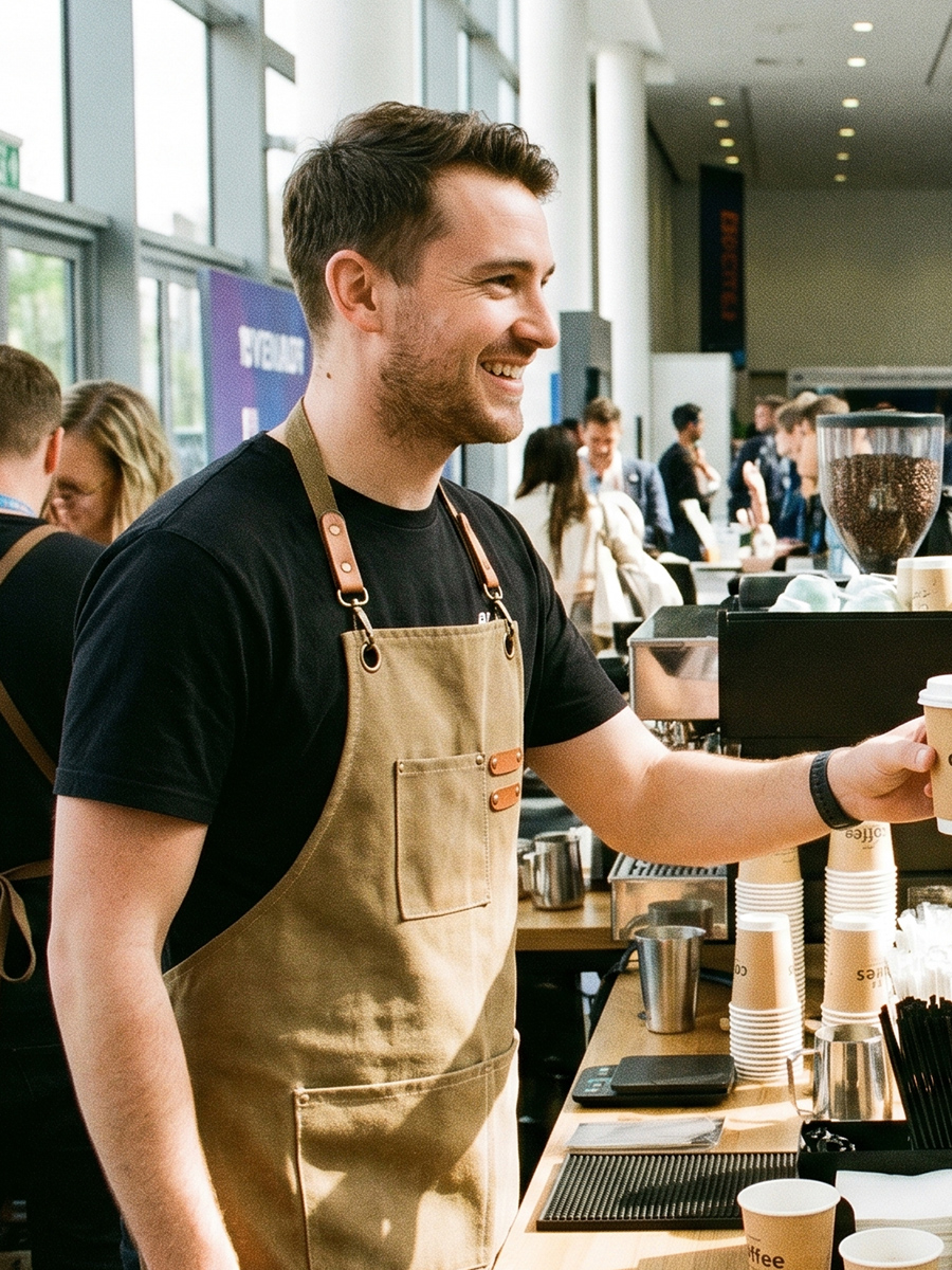 Exhibition hospitality and coffee service